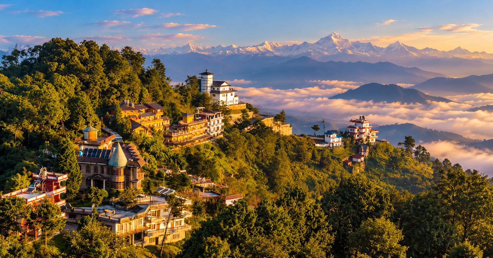 Himalayan range from Nagarkot